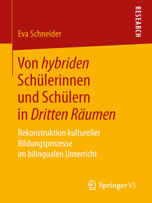 cover image of Von hybriden Schülerinnen und Schülern in Dritten Räumen